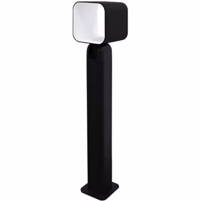 Borne carrée pour éclairage extérieur 80cm 3000K Anthracite – INDIGO