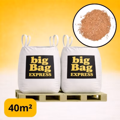 PACK 2 X BIG BAG de +/- 1,5T – 40M² Sable Stabilisé Rose de Provence pour Terrain de Pétanque 0/4 mm – Livraison PREMIUM