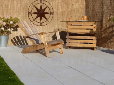 TERRASSE BETON IVOIRE 6 m² – 12 dalles