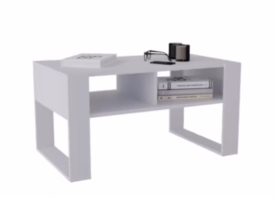Table basse Kora92 moderne et stable pour le salon en bois composite