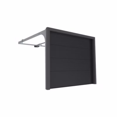 Porte Sectionnelle Motorisée StandardLine Linteau 100mm Lisse Gris Ral 7016 L3000xH2500 4M