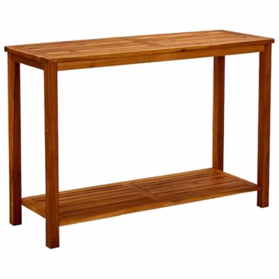 vidaXL Table console de jardin 110x40x75 cm Bois d&rsquo;acacia solide