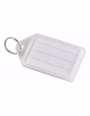 Lot de 10 portes-étiquettes, couleurs assorties, 72x38mm – THIRARD