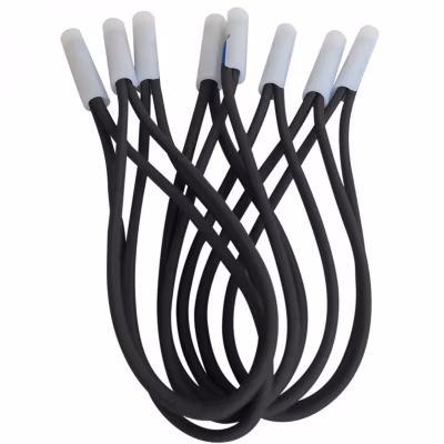 Lot de 10 tendeurs sandows Cabiclic avec embout basculant – Noir – Linxor