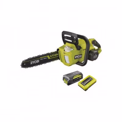 Pack RYOBI Tronçonneuse 36V LithiumPlus Brushless – 2 Batteries 4.0Ah – 5.0Ah – 1 Chargeur