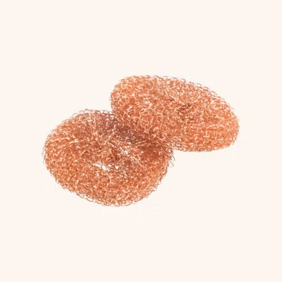 Lot de 2 éponges en cuivre Wenko zéro déchet