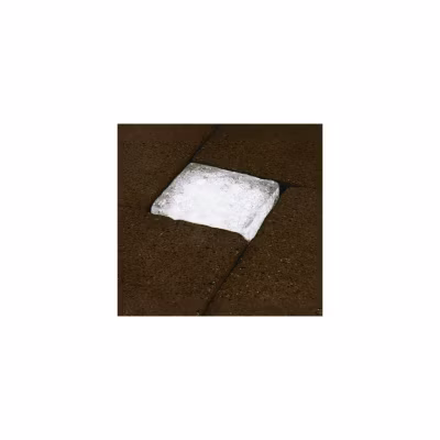 Applique murale exterieur, 25 lumieres, polycarbonate, blanc clair,  15cm
