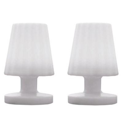 2 Lampes de table sans fil LADY MINI H22cm
