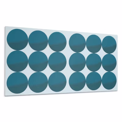 Panneau Décoratif Wallfluent 100×50 cm Géométrie Des Cercles Et Des Carrés 1 pièce
