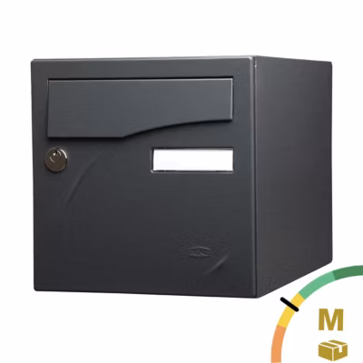 Boite aux lettres Préface 1 porte Noir Sablé RAL 2100 MS