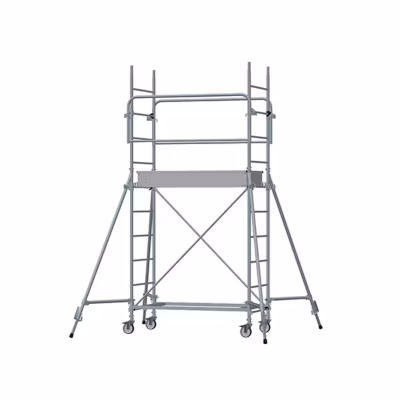 Echafaudage roulant acier – Hauteur de travail maximale de 3.80m – 8120012