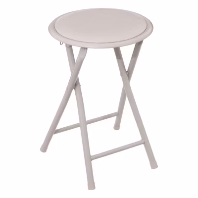 Tabouret d&rsquo;appoint pliant en PVC