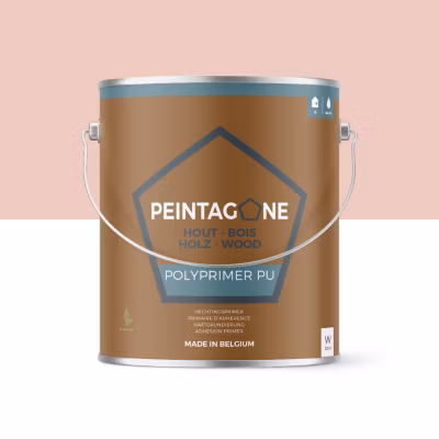 Sous-couche d&rsquo;adhérence pour bois intérieur – Polyprimer PU, 2,5 l, Old Rose (PE128)