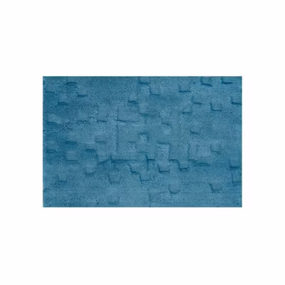 Tapis de bain Coton TAMA 60x90cm Bleu Clair Spirella