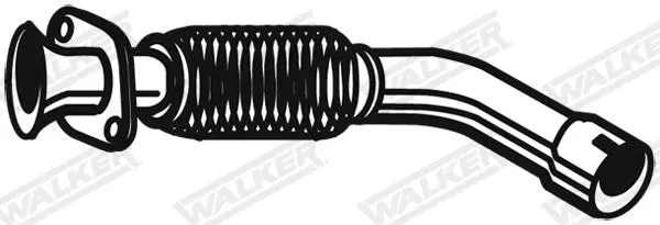 Tube ondulé, système d'échappement WALKER 09986