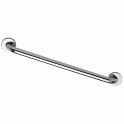 Barre d&rsquo;appui droite Inox poli brillant 600mm