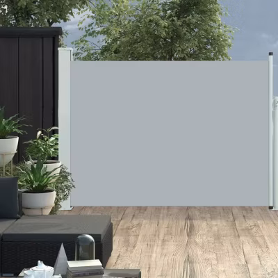 vidaXL Auvent Latéral Rétractable de Patio Store Latéral Brise-vue Abri Soleil Jardin Terrasse Balcon Exterieur Résistant 48386