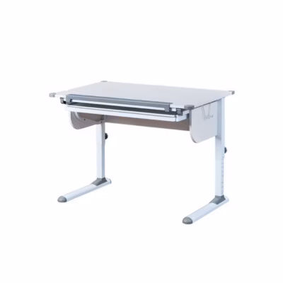 Bureau Inclinable 1 Tiroir « Evan » 110cm Blanc