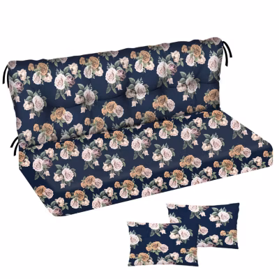 Coussin matelas pour balancelle Classic FEROCITY Roses 150x50x50 1 piece