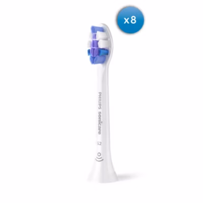 Têtes de brosse HX6058 87 Philips Lot de 8 S2 Sensitive blanches