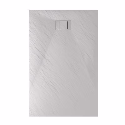 Bac à douche 70x90x2,6 CM Rectangulaire Blanc Effet Pierre mod. Blend