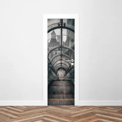 Sticker Porte Escalator 204 x 63 cm