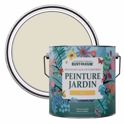 Peinture Beige pour Jardin et terrasse, Finition Mate – RUST-OLEUM – Avoine 2,5 L
