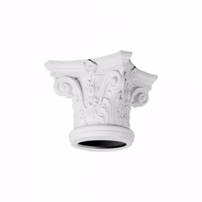 Chapiteau corinthien orné de feuilles d&rsquo;acanthe K1122
