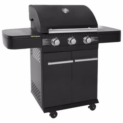 Barbecue au gaz FYRA avec thermomètre – 3 brûleurs – COOK&rsquo;IN GARDEN