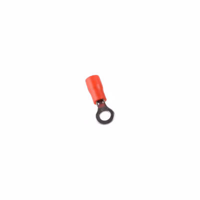 Tol-10-5 Sachet De 100 Cosses Rondes Isolées Rouges Pour Fil 10mm² – Trou M5 – diamètre  5.3mm – Arvi