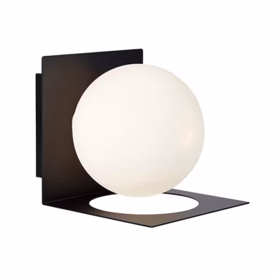 Applique Led murale étanche design Joakim Thedin noire – Markslöjd – Zenit