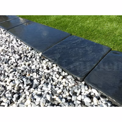Bordure Ardoise Patinée 25 cm – Pack 40 pièces – 10 mètres