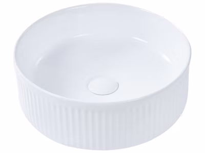 Lavabo en céramique 37 cm blanc GELDO