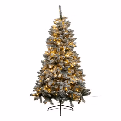 Sapin artificiel lumineux floqué snow lord h.210cm – feeric lights & christmas