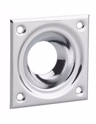 Entrée à cuvette pour verrou, diamètre 23mm, laiton chromé – THIRARD