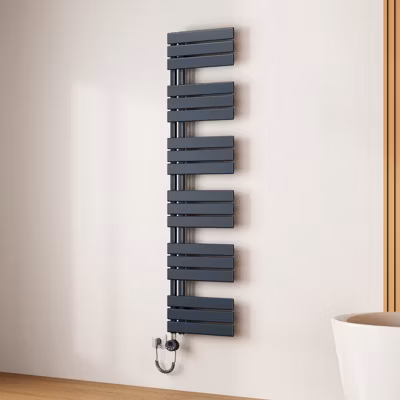 EMKE Radiateur Sèche-Serviettes Électrique 1599×400 mm, Gris Anthracite 800W, WiFi, Modes Intelligents, IPX4