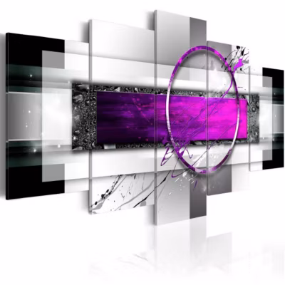 Tableau déco Purple Rim 100×50 cm