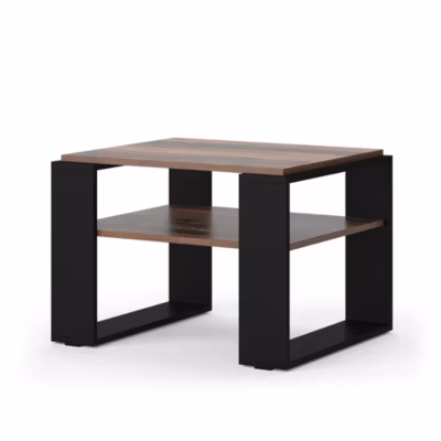Vicco Table basse Bois antique 65.6×46,2cm avec tablette