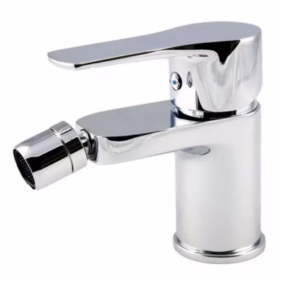 Robinet de bidet monocommande NAD avec finition chromée brillante en laiton Kibath