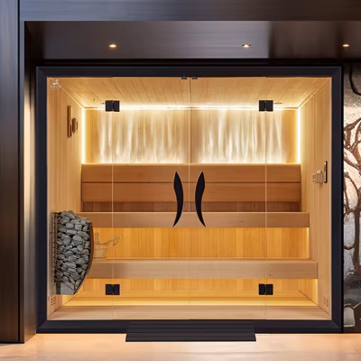 Sauna traditionnel Boreal CELEST PRO 240 – 6 places – 240x180x210 cm