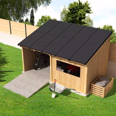 Toiture solaire – HEKILI Gris Anthracite 2,292m x 3,912m