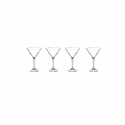 Lot de 4 Verres à Pied « Cocktail » 30cl Transparent