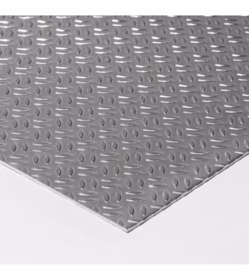 Plaque Aluminium Grain de riz, ép. 1/2mm, Hauteur 15cm x Largeur 120cm