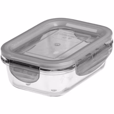 Petite Boite alimentaire rectangulaire en verre 250 ml