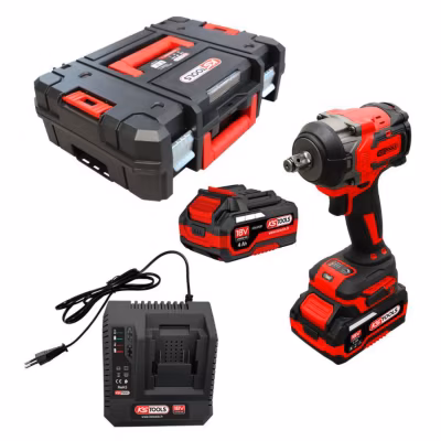 Coffret mini clé à chocs 1/2 » 18V 850 Nm, 2 batteries et chargeur