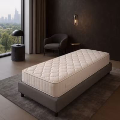 Lot de 2 Matelas 70×190 Tissu Ignifugé Hauteur 20 cm au Confort Trés Ferme – Mousse Extrémement Durable – anti feu 70 190