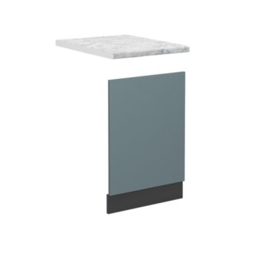 Vicco Façade Bleu-gris 45cm , PT Marbre