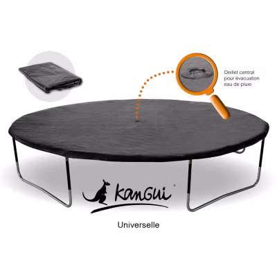 Bâche de protection 430cm adaptable à tous trampolines de diamètre 430 cm