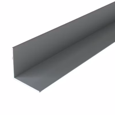 Cornière en alu 15mm x15mm x1.3mm, lg 1000mm (Anodisé argent)