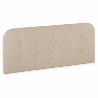 Tête de lit tapissée Saona 140×60 cm Couleur Beige, 8 cm d&rsquo;épaisseur
